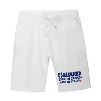 pantalon de plage hommes sport dsquared, made in italy m4008 white